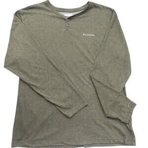 Columbia Men's Thistletown Park Long Sleeve Henley Shirt Omni-wick  XXL